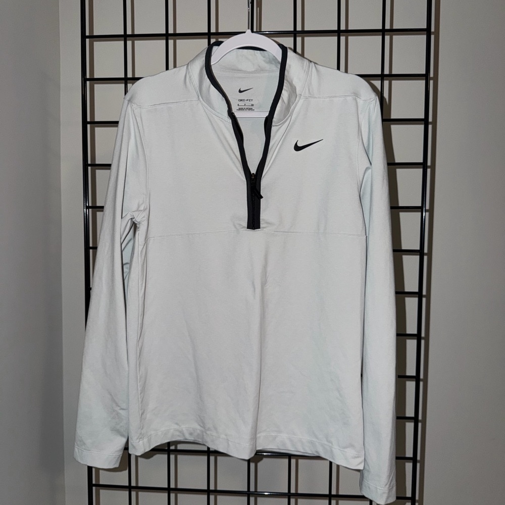 Nike Dri-FIT White and Black Jacket